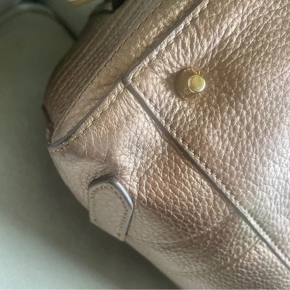 Juicy Couture Copper Leather Handbag - Picture 8 of 12